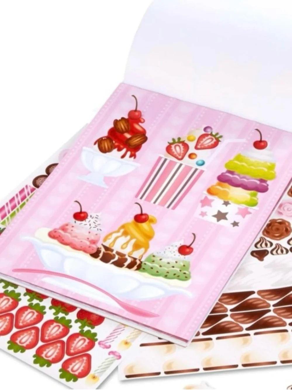 Melissa & Doug Sweets Treats Sticker Pad NEW Decorate 100 Treats W 500 stickers